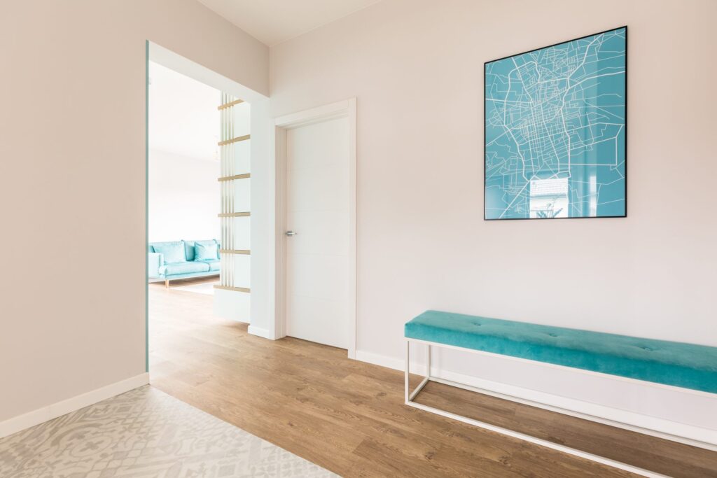 Decorate and make the best use of long corridors