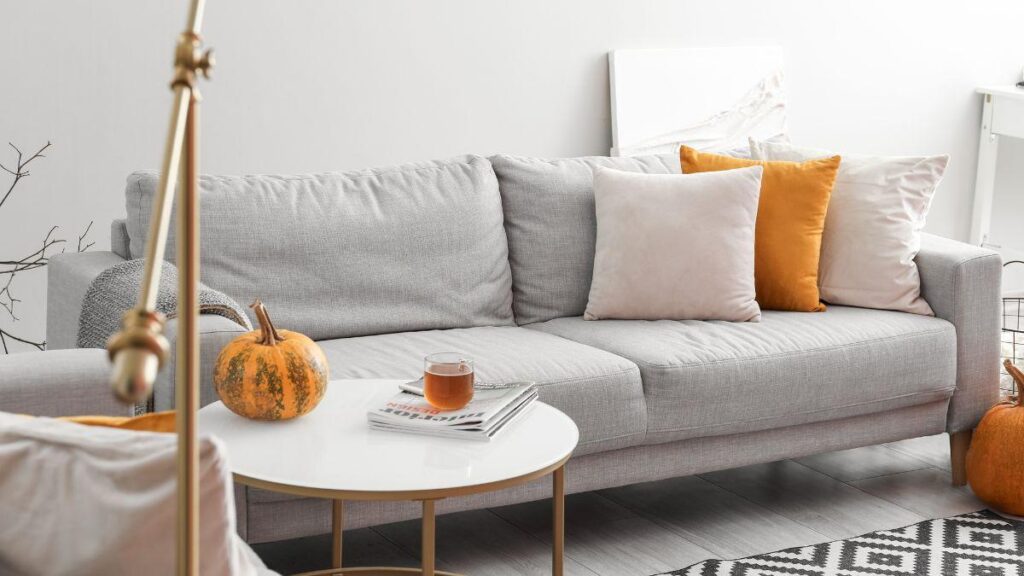 Autumn decoration with elements from nature