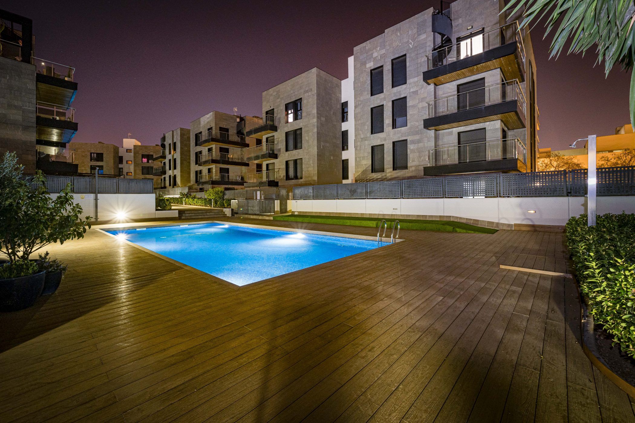 Piscina de la promoción Son Serra, en Palma de Mallorca