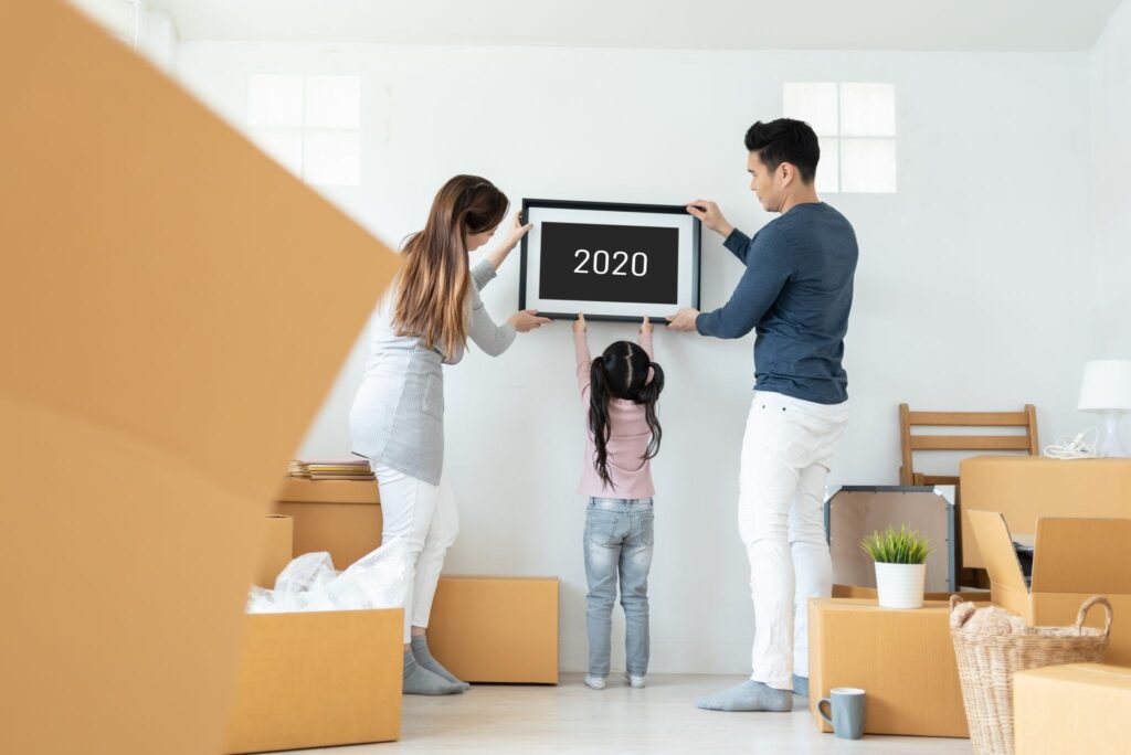 Año nuevo, alquiler de vivienda nuevo