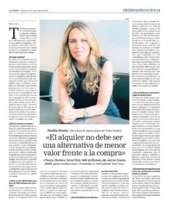Entrevista a Noelia Rosón en La Razón