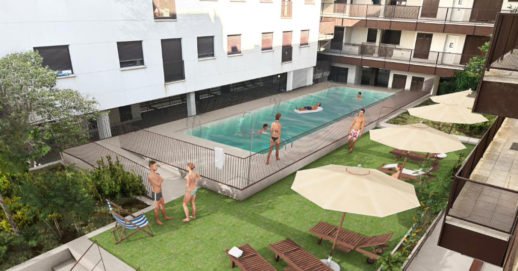 Renovación en Carabanchel: nueva piscina en construcción en CAR19
