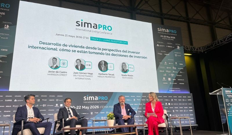Testa Homes en SIMA 2026: el capital internacional y la inversión en vivienda en el foco del debate